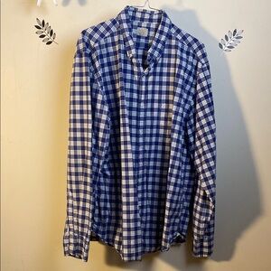 Blue Plaid Men's Shirt